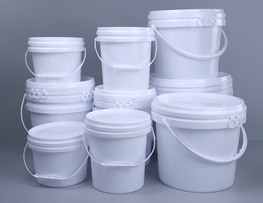 Nắp niêm phong ISO 9001 được chứng nhận Bucket nhựa tròn với tùy thuộc vào dung lượng