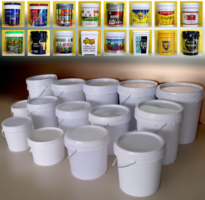Thùng dầu bôi trơn màu trắng công nghiệp vuông / tròn / hình chữ nhật 20L Capacity PP/HDPE Oil Container