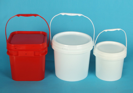 2L Square PP Food Grade Bucket với tay cầm kháng hóa học và nắp có kích thước khác nhau