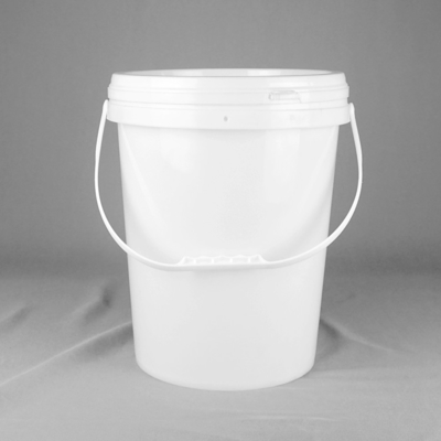 Thùng sơn nhựa Polypropylene 4 Gallon màu trắng có nắp
