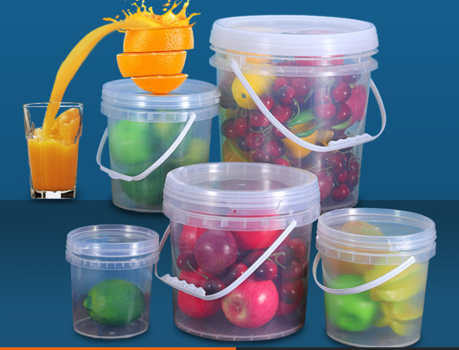 Thùng đựng thực phẩm bằng nhựa PP / HDPE có in IML hoặc truyền nhiệt hoặc in lụa