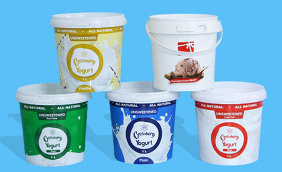1000sets White Food Grade Tub - MOQ Các màu khác có sẵn