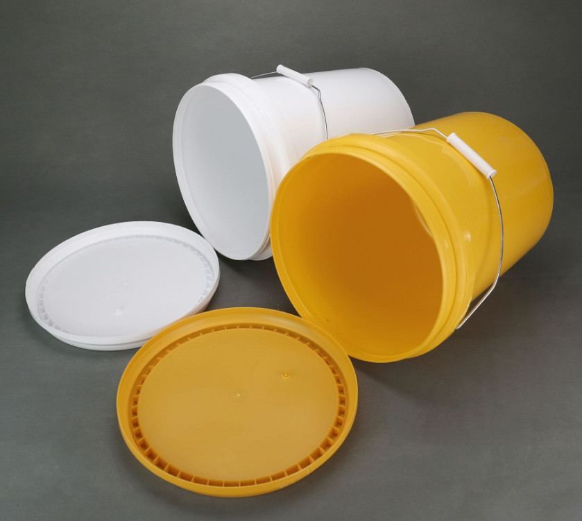Màu tùy chỉnh 5 gallon thùng nhựa với Snap trên nắp và tay cầm cho sử dụng công nghiệp