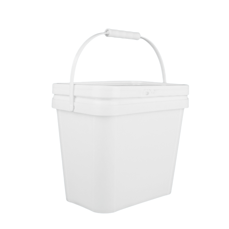 Thùng nhựa hình vuông loại thực phẩm với IML / chuyển nhiệt / in màn hình 1,2 kg