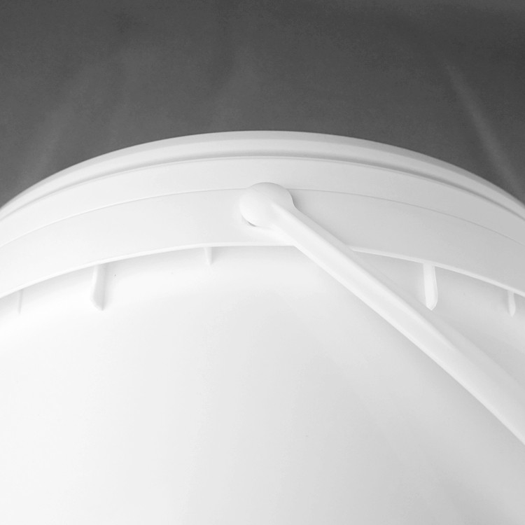 Snap On Lid Stackable trắng 5 gallon thùng nhựa với Gasket cho lưu trữ linh hoạt