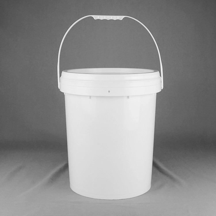 Snap On Lid Stackable trắng 5 gallon thùng nhựa với Gasket cho lưu trữ linh hoạt