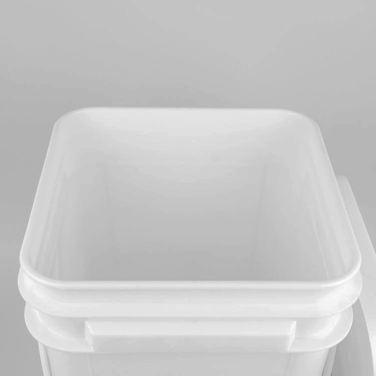 5 Gallon 20L Thùng vuông màu đỏ Thùng đựng thực phẩm Pp Thùng nhựa lớn có nắp