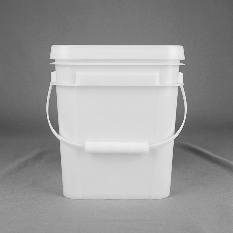 Chất hóa học chống thấm nhựa hình vuông màu trắng với in IML cho các tùy chọn lưu trữ lâu dài