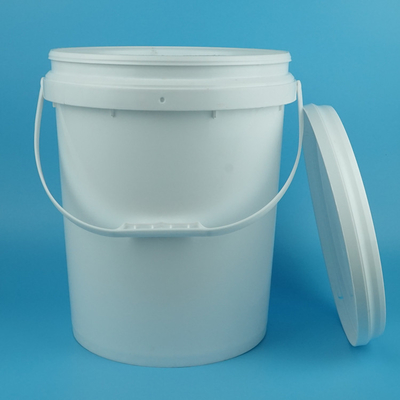 Thùng nhựa tròn 19kg có tay cầm và nắp đậy cho sơn