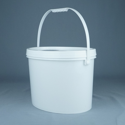 Thùng nhựa hình bầu dục PP / HDPE có thể tùy chỉnh với IML hoặc truyền nhiệt hoặc in màn hình
