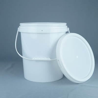 Hộp đựng bao bì nhựa tròn 15kg có nắp và tay cầm
