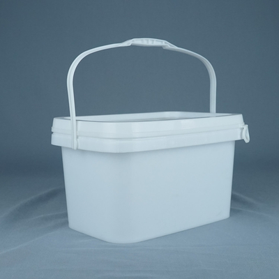 Xô nhựa hình chữ nhật cấp thực phẩm 5kg có tay cầm và nắp