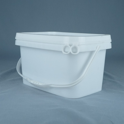 Xô nhựa hình chữ nhật cấp thực phẩm 5kg có tay cầm và nắp
