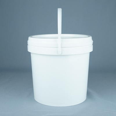Chậu nhựa chất lượng thực phẩm trắng với nắp 1L-5L Capacity BPA Free Recyclable Handle -40°F đến 180°F