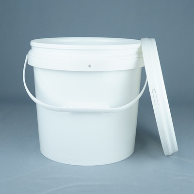 Chậu nhựa chất lượng thực phẩm trắng với nắp 1L-5L Capacity BPA Free Recyclable Handle -40°F đến 180°F