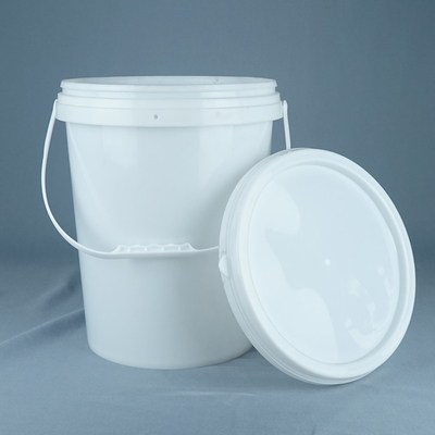 Logo tùy chỉnh Bucket nhựa tròn với in màn hình / chuyển nhiệt / in IML
