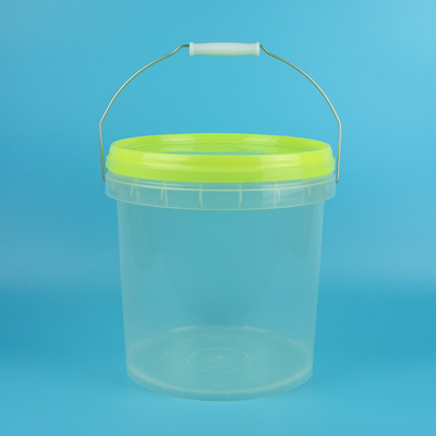 Nhập thể chế bền Transparent Plastic Bucket T / T thanh toán IML In chuyển nhiệt
