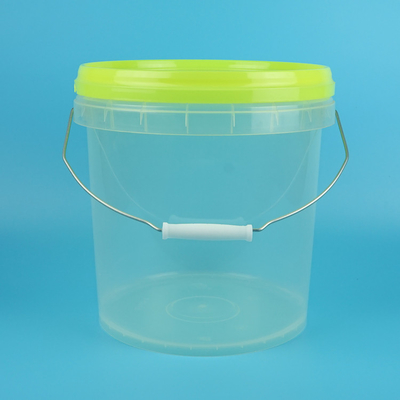 Nhập thể chế bền Transparent Plastic Bucket T / T thanh toán IML In chuyển nhiệt