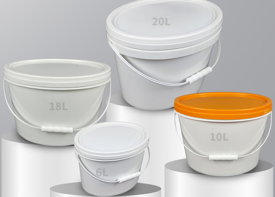 Thùng nhựa hình bầu dục PP / HDPE có thể tùy chỉnh với IML hoặc truyền nhiệt hoặc in màn hình