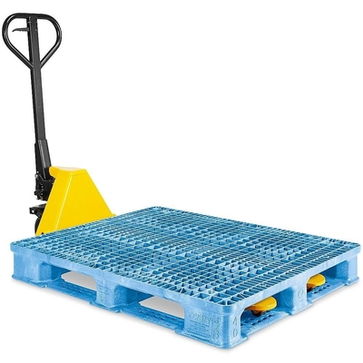 Blue tái sử dụng nhựa pallet chống ăn mòn cho Logistics kho