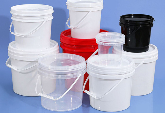 MOQ 1000sets Plastic Food Bucket IML / Chuyển nhiệt / In màn hình CAS / FDA / SGS