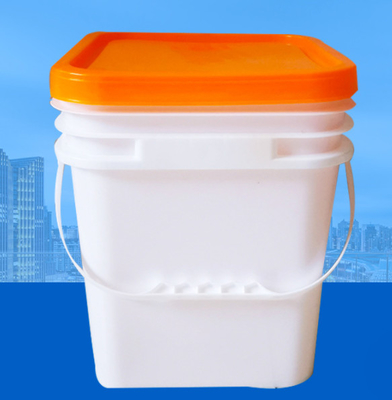 Kháng hóa học Quadrat Plastic Bucket IML Or Thermal Transfer Or Screen Printing
