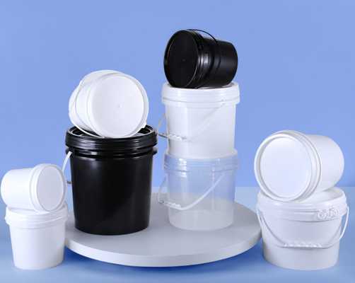 Thống chất lượng thực phẩm màu trắng tròn chống tia UV có thể sử dụng nhiều lần / Thống chất lượng thực phẩm với nắp