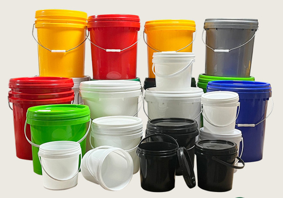 1.2KG Plastic Paint Bucket mạnh mẽ chống tia UV và chống va chạm