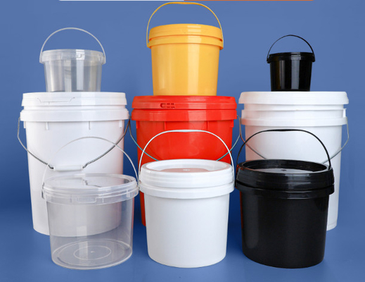 1L 5L 20L Capacity Round Plastic Bucket cho các ứng dụng đa năng