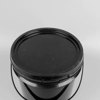 Thùng nhựa tròn 4,8L PP đen 1 Thùng sơn nhựa Gallon