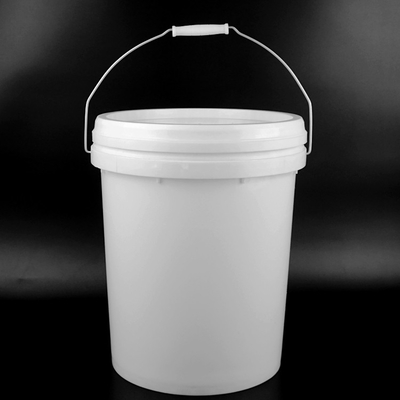 Thùng chứa 5 gallon trắng tiêu chuẩn ISO9001 có nắp