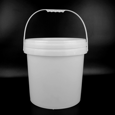 Phê duyệt SGS Thùng trắng tròn 18Kg có nắp Dung lượng lớn bền