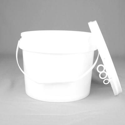 22cm Dia 5L Thùng đựng thực phẩm bằng nhựa chống rò rỉ Giấy in tùy chỉnh
