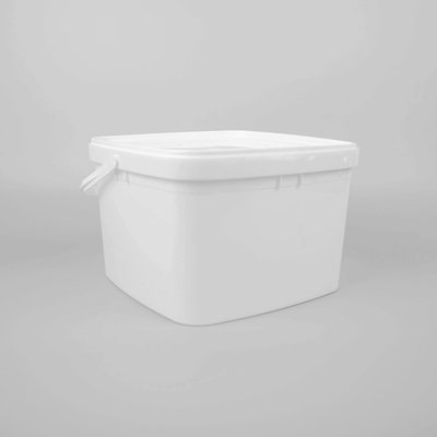 Thùng vuông 3L PP Polypropylene trong suốt với nắp màu tùy chỉnh