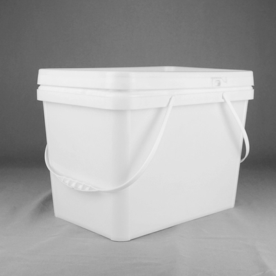 Hộp đựng thực phẩm 20kg bằng nhựa hình chữ nhật có nắp và tay cầm kép