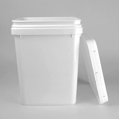 Thùng nhựa vuông thực phẩm Cấp màu trắng 20L
