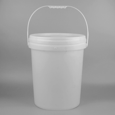 Thực phẩm cấp độ trắng 20l Xô xô 5 gallon có nắp và tay cầm