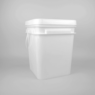 5 Gallon 20L Thùng vuông màu đỏ Thùng đựng thực phẩm Pp Thùng nhựa lớn có nắp