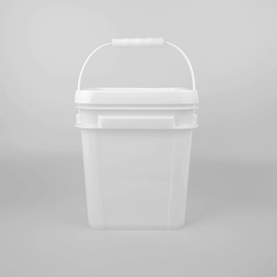 Xô nhựa vuông màu trắng Polypropylene 5 lít cho chất tẩy rửa
