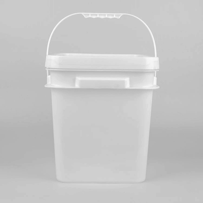 Bán buôn Thùng nhựa vuông đen 20 lít in tùy chỉnh có nắp