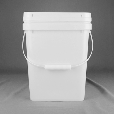 Thùng nhựa vuông loại thực phẩm 5 Gallon 20 lít có nắp và tay cầm
