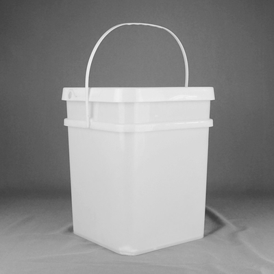 Thùng vuông 18L Polypropylene nặng có tay cầm và nắp đậy