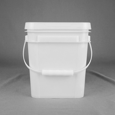 Chất hóa học chống thấm nhựa hình vuông màu trắng với in IML cho các tùy chọn lưu trữ lâu dài