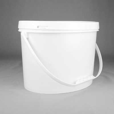 1 Gallon 2 Gallon Thùng nhựa hình bầu dục Bao bì đựng kem có nắp đậy