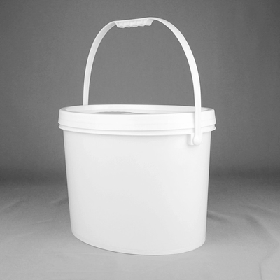 1 Gallon 2 Gallon Thùng nhựa hình bầu dục Bao bì đựng kem có nắp đậy