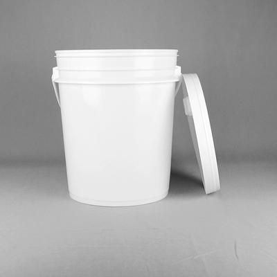 28 * 26 * 34cm Thùng sơn nhựa 18L Thùng sơn tròn bền với công cụ có nắp và xử lý