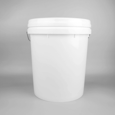 Thùng sơn nhựa 20 lít trắng tròn rỗng để sơn