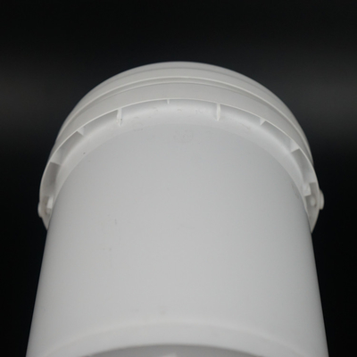Thùng nhựa tròn màu trắng 1 Gallon Lớp hóa chất / thực phẩm có nắp đậy